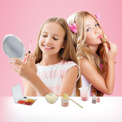 WILD! Science Lip Balm Studio - Lip Gloss Set - Make Your Own Lip Balm Science kit - Great Creative gifts for girls age 8-9-10-11-12+ - Explore and Learn Cosmetic Science in this Lip Gloss Making Kit