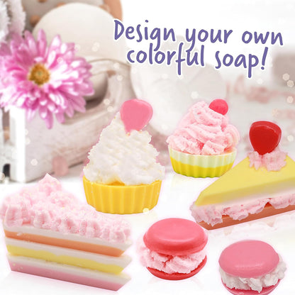 WILD! Science Soap Studio - STEM Learning Kit for Kids - Ages 8 + - Create Designer Soaps Using Cupcake Moulds - Girls Birthday Presents - Fun Gifts for Girls - Learn Cosmetic Science - Kids craft kit