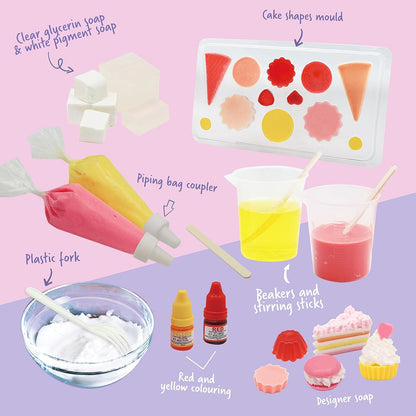 WILD! Science Soap Studio - STEM Learning Kit for Kids - Ages 8 + - Create Designer Soaps Using Cupcake Moulds - Girls Birthday Presents - Fun Gifts for Girls - Learn Cosmetic Science - Kids craft kit