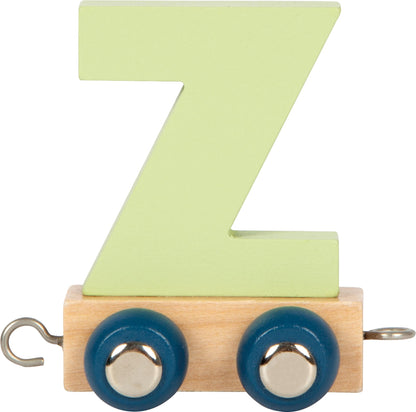 small foot lettertrein Polar Z van hout, kan individueel worden gecombineerd, om te versieren en cadeau te geven, 12596