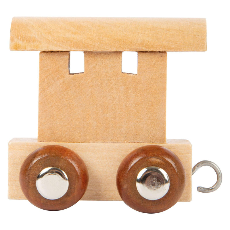 Small Foot wooden letter train wagon toy set - 12 pieces