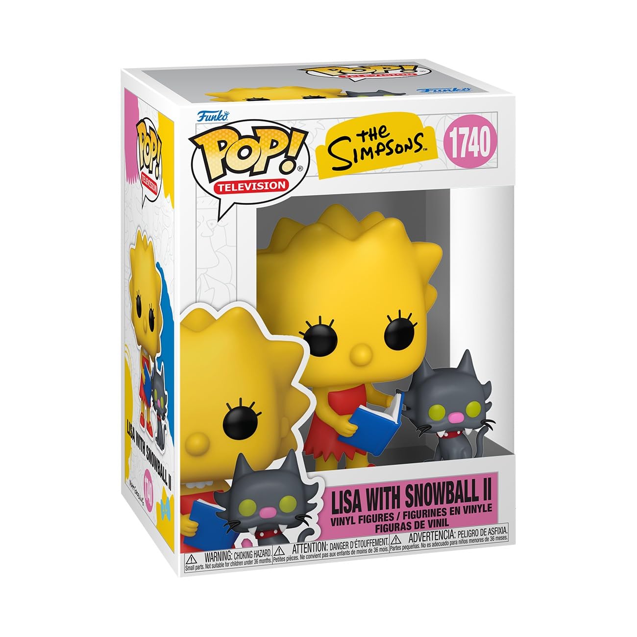 Funko Pop! & Buddy: Simpsons 1- Lisa Simpson & SB - The Simpsons - Vinyl-Sammelfigur - Geschenkidee - Offizielle Handelswaren - Spielzeug Für Kinder und Erwachsene - TV Fans