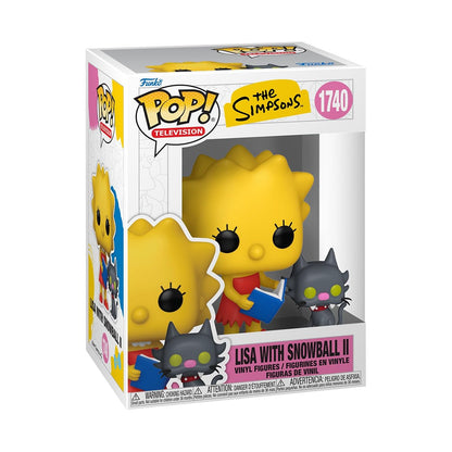 Funko Pop! & Buddy: Simpsons 1- Lisa Simpson & SB - The Simpsons - Vinyl-Sammelfigur - Geschenkidee - Offizielle Handelswaren - Spielzeug Für Kinder und Erwachsene - TV Fans