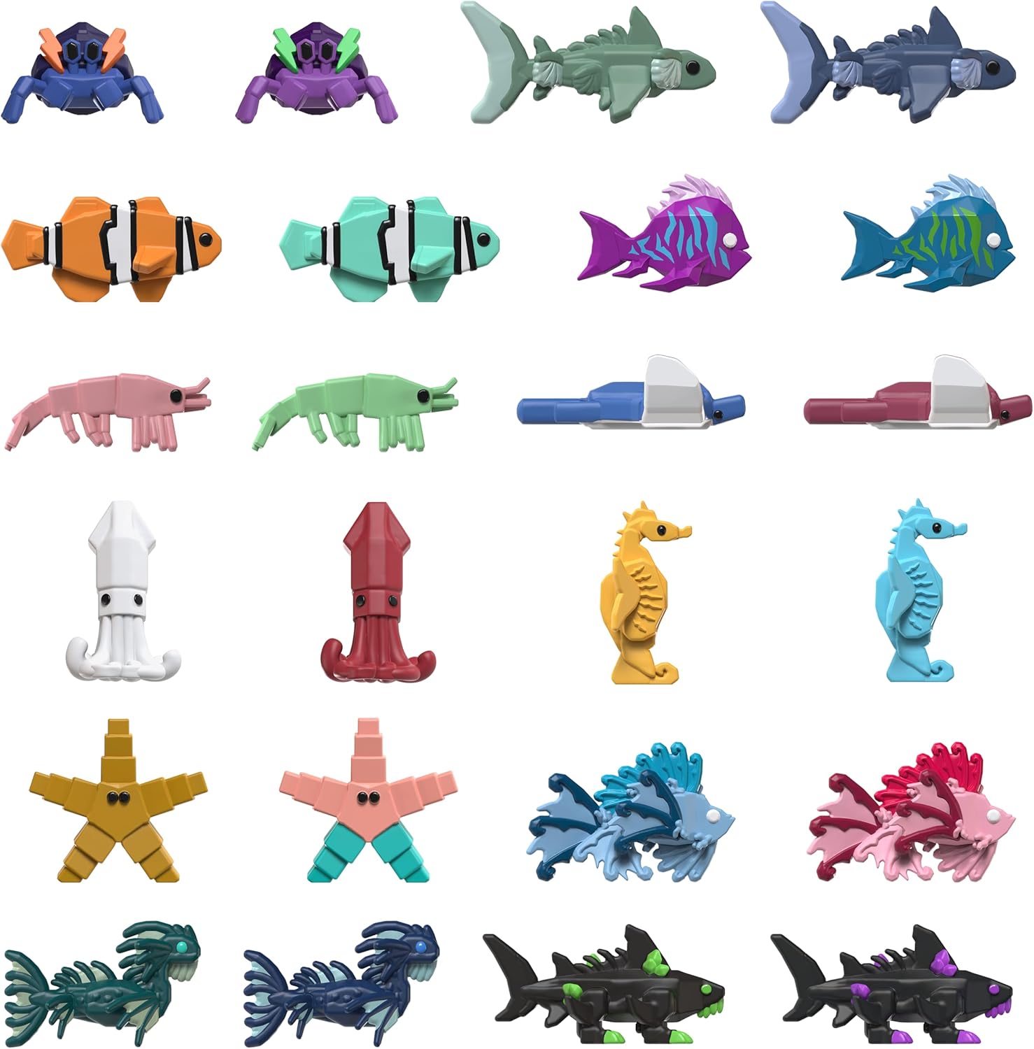 Fisch — Microfigure 1-Pack — Series 1, Purple