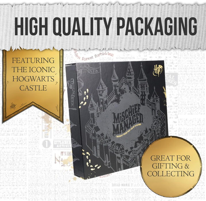 Harry Potter Marauders Map Stationery Set, Notebook Wand Pen Stickers and Stationery Writing Supplies, Novelty Merchandise and Gift