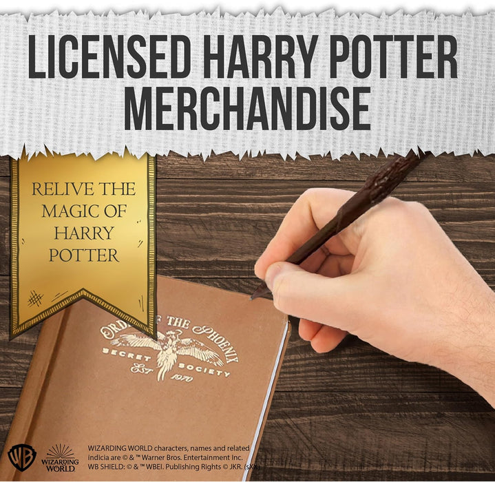 Harry Potter Marauders Map Stationery Set, Notebook Wand Pen Stickers and Stationery Writing Supplies, Novelty Merchandise and Gift