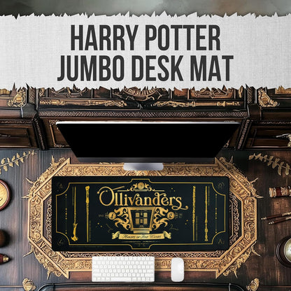 Harry Potter Jumbo Desk Mat, Large Gaming Mouse Pad, Non-Slip Neoprene, 70 x 30 Centimetres - Ollivanders Wands