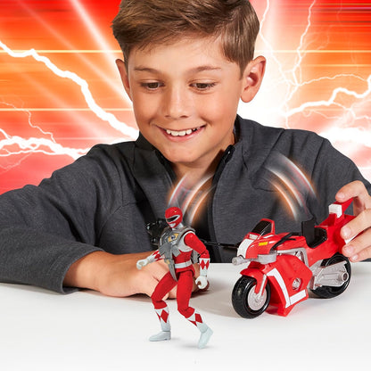 Mmpr Battle Bike With Red Ranger