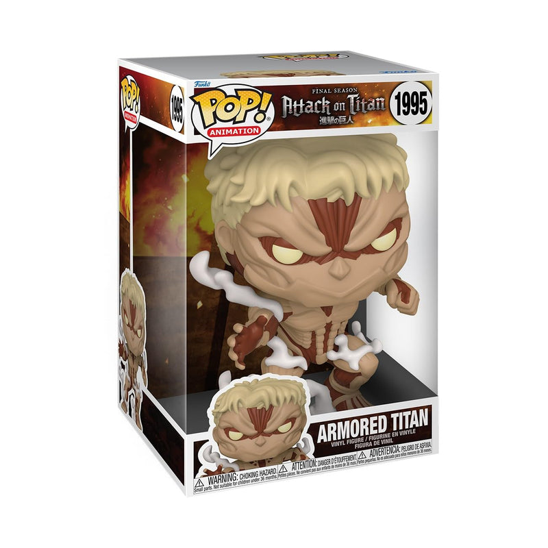 Funko Pop! Jumbo: Attack on Titan - Armored Titan - Collectable Vinyl Figure - Gift Idea - Official Merchandise - Toys for Kids & Adults - Anime Fans - Model Figure for Collectors and Display