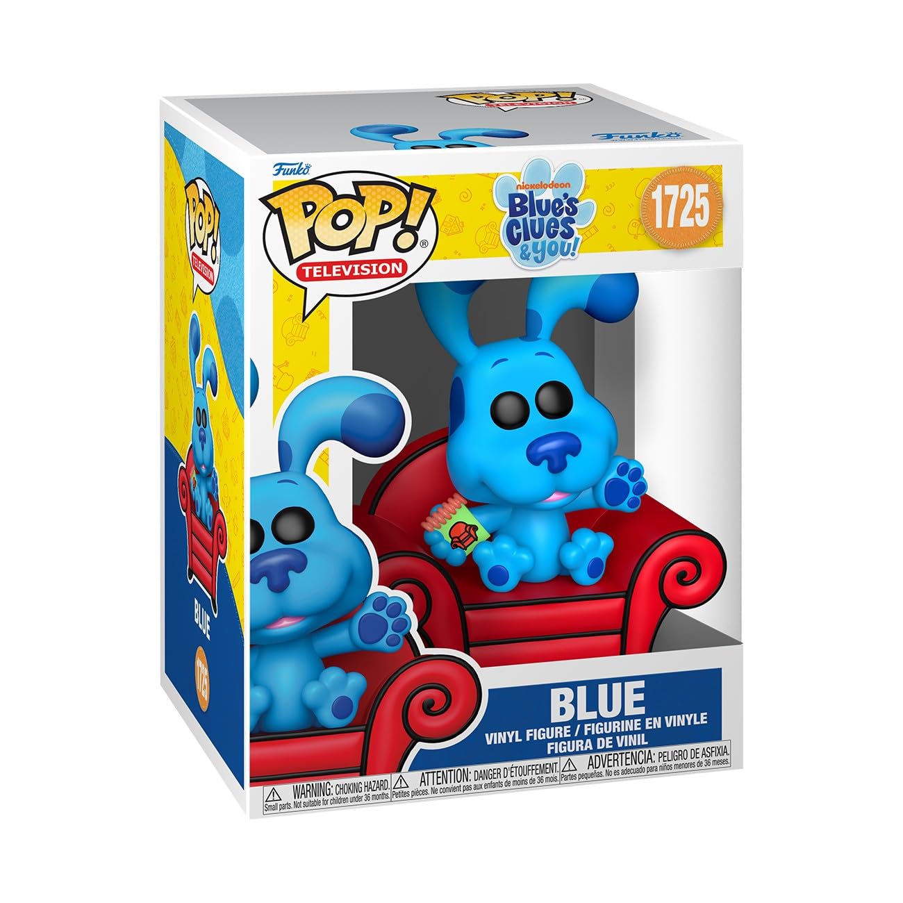 Funko Pop! Premium: Blues Clues - Blue With Couch - Collectable Vinyl Figure - Gift Idea - Official Merchandise - Toys for Kids & Adults - TV Fans - Model Figure for Collectors and Display