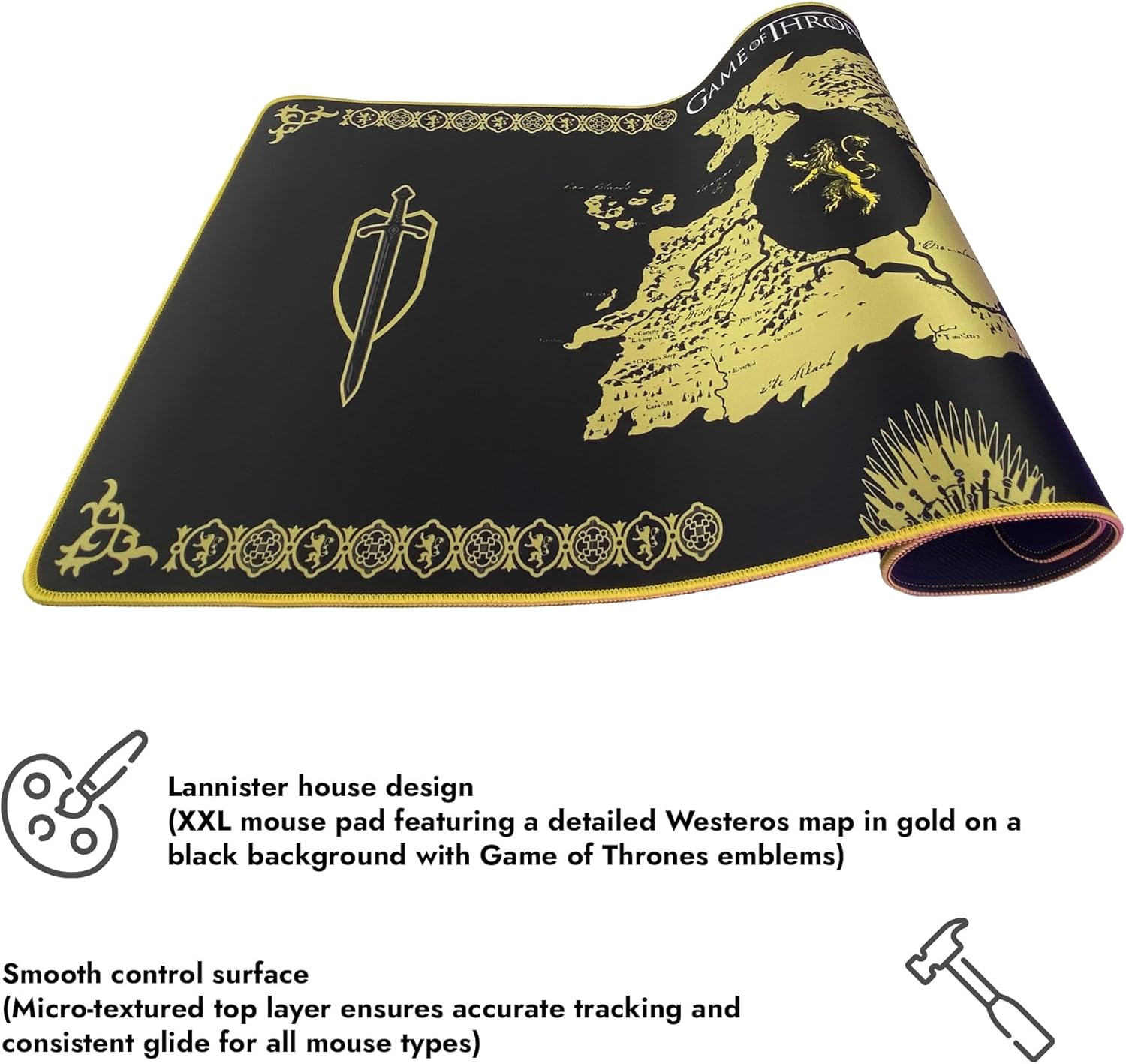 GOT LANNISTER MOUSEPAD XXL BLA