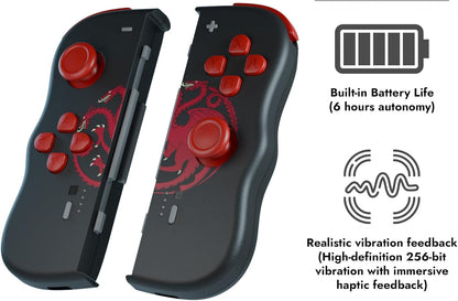 HBO Game of Thrones Targaryen - Wireless TwinPads for Nintendo Switch