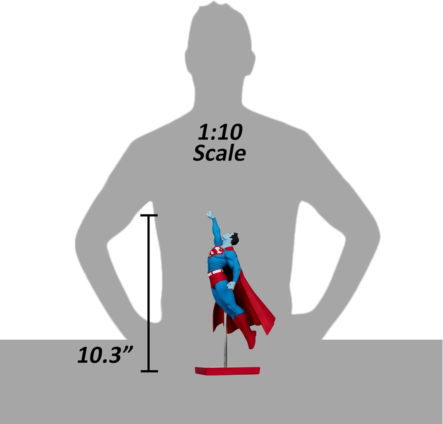 McFarlane Toys - DC Direct Superman by Gary Frank (Superman Red and Blue) 1:10 Scale Resin Statue