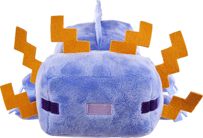 Mattel Minecraft Plush Toy, Collectible Blue Axolotl Soft Doll Inspired by Video Game Character, 8-inch, JDH77