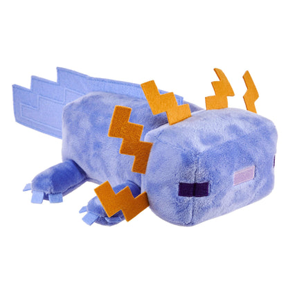 Mattel Minecraft Plush Toy, Collectible Blue Axolotl Soft Doll Inspired by Video Game Character, 8-inch, JDH77