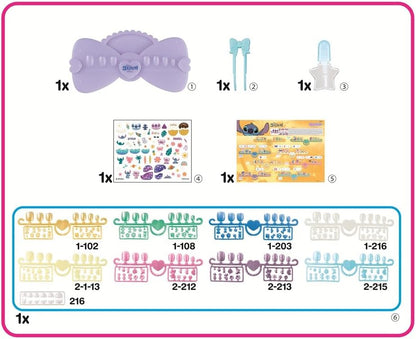 Aquabeads - 35121 Stitch Nail Designer Kit - Arts & Crafts Bead Activity Toy