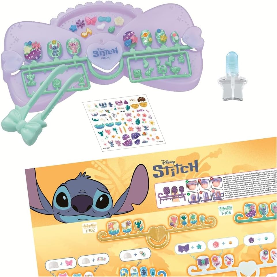 Aquabeads - 35121 Stitch Nail Designer Kit - Arts & Crafts Bead Activity Toy