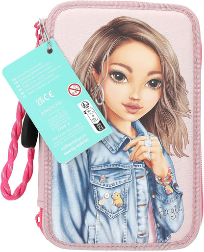 Topmodel - Topmodel Triple Pencil Case Capybara - Rose