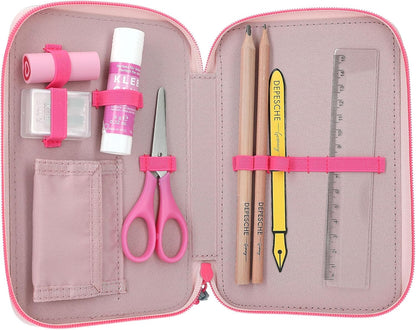 Topmodel - Topmodel Triple Pencil Case Capybara - Rose
