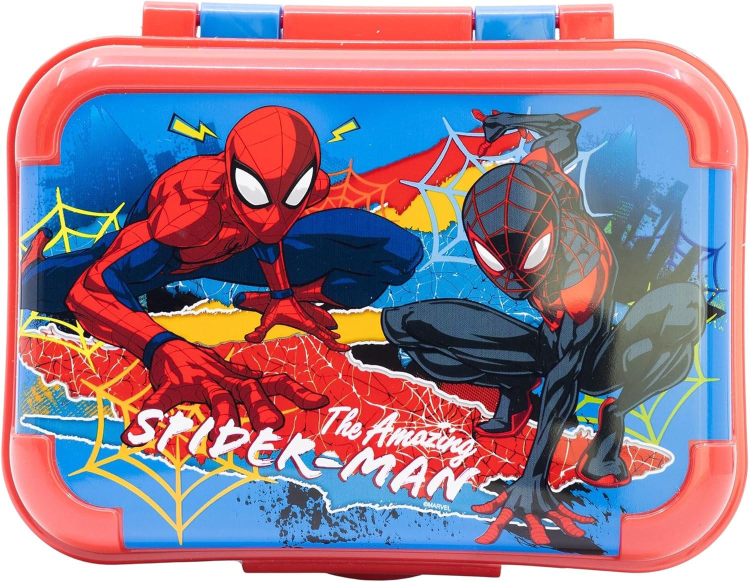 Stor - Spiderman Asker Lunch Box - Colorful - 17 X 13.5 X 6.2 Cm
