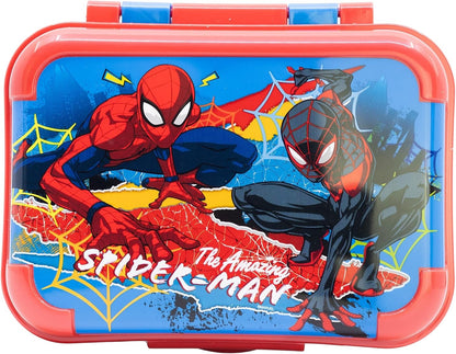 Stor - Spiderman Asker Lunch Box - Colorful - 17 X 13.5 X 6.2 Cm