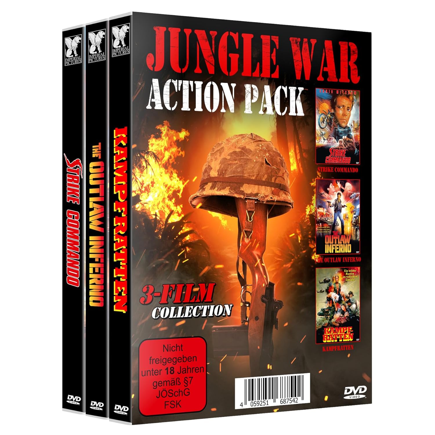 Jungle War Action Pack - 3 Filme Bundle