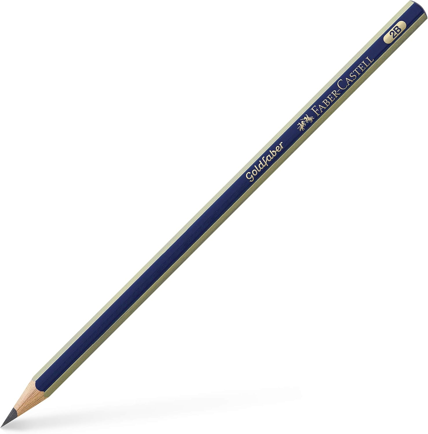 Faber-Castell Miscellaneous Goldfaber 1221 Graphite Pencil, Graphite, 2B, for Art, Craft, Drawing, Sketching, Home, School, University, Colouring