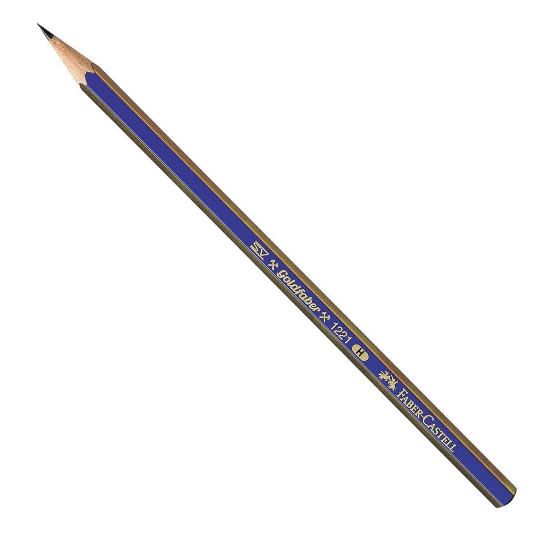 Faber-Castell Miscellaneous Goldfaber 1221 Graphite Pencil, Graphite, H, for Art, Craft, Drawing, Sketching, Home, School, University, Colouring