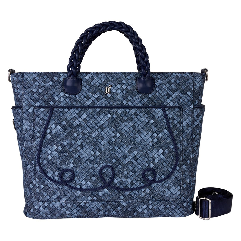 Loungefly Borsa tote convertibile in denim