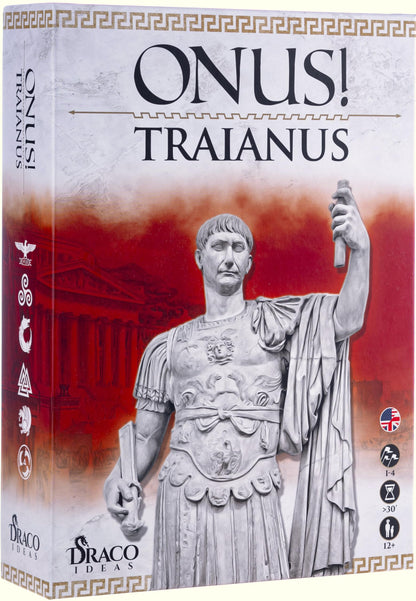 ONUS! Traianus | 1-4 Players | Ages 12 and up | Wargame | Roman Empire | Conflict | Average Playtime 30-120 min