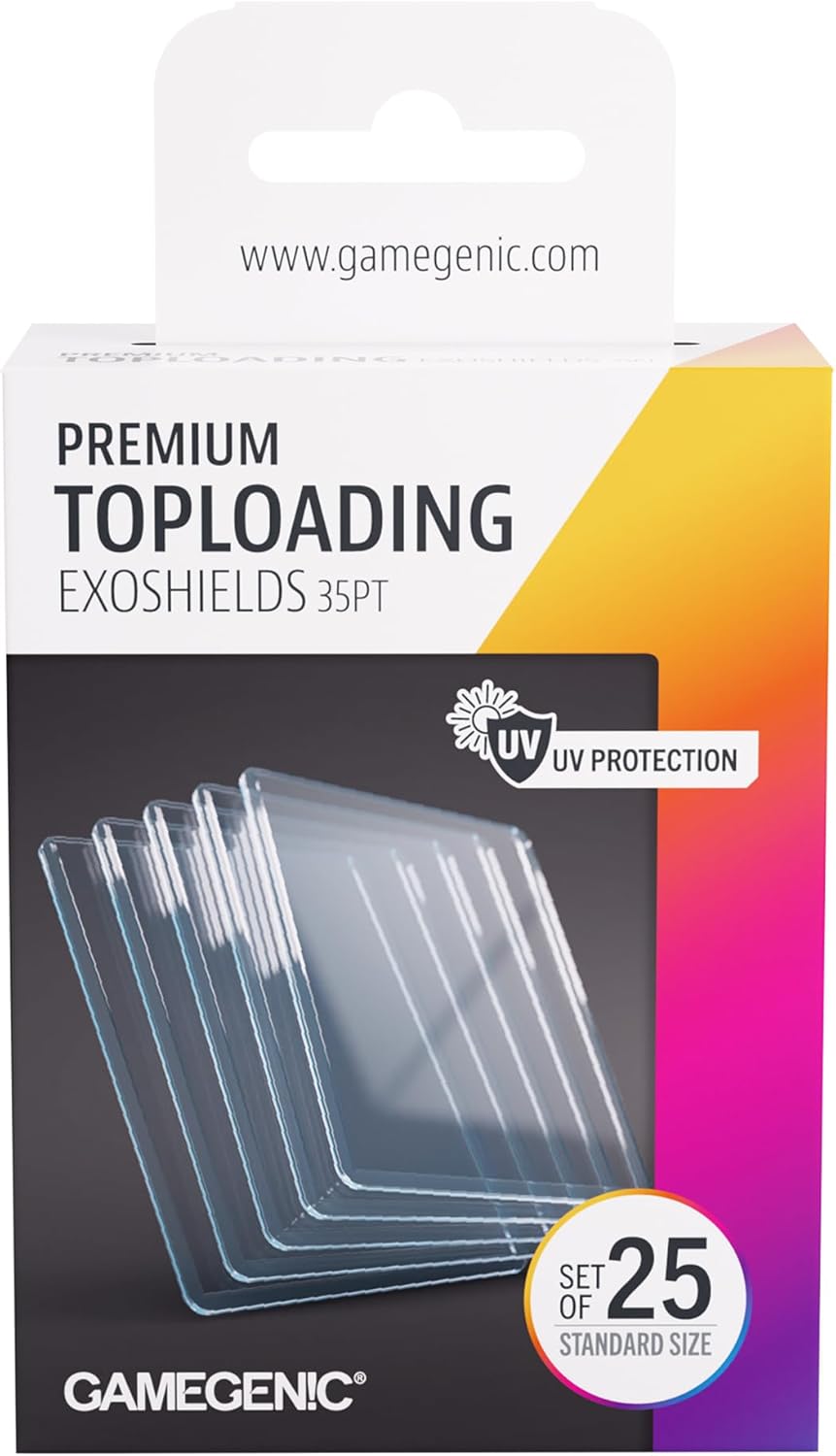 Gamegenic | Premium Toploading Exoshields 35pt (25ct) | Card Game Accessory