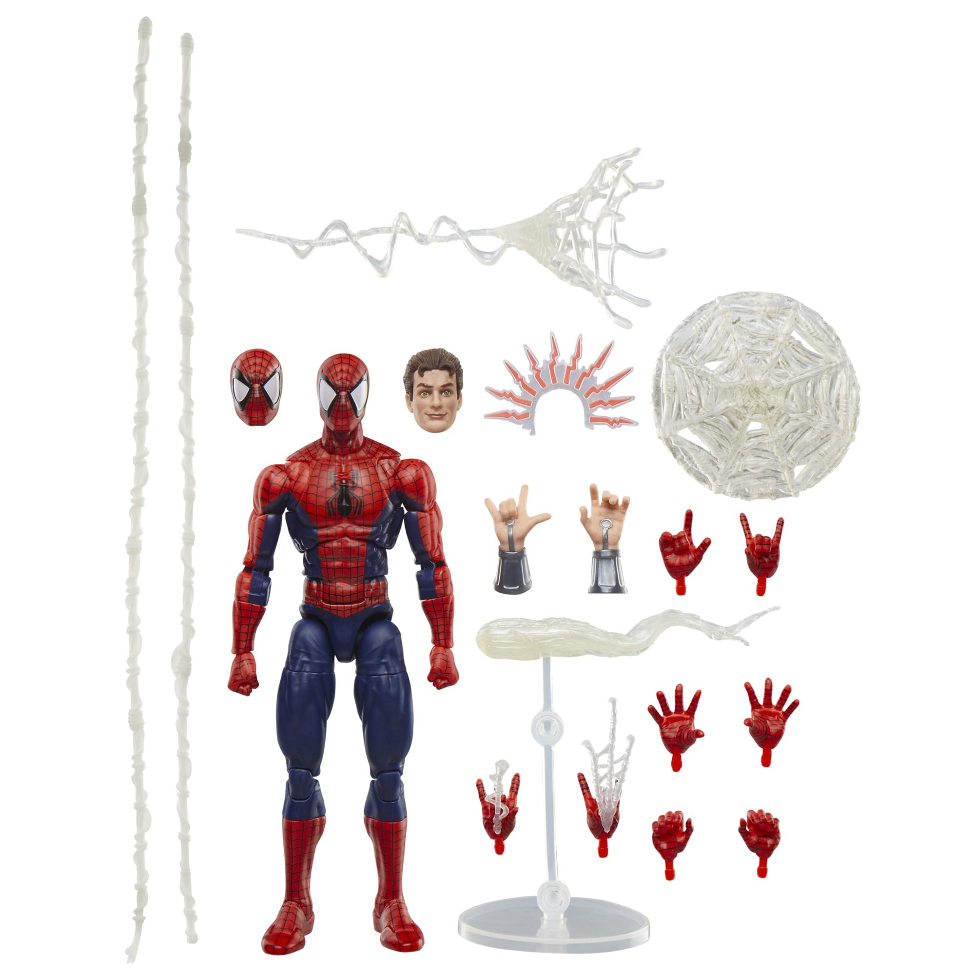 Marvel Legends Maximum Series Spider-Man Action Figure, Rot/Blau