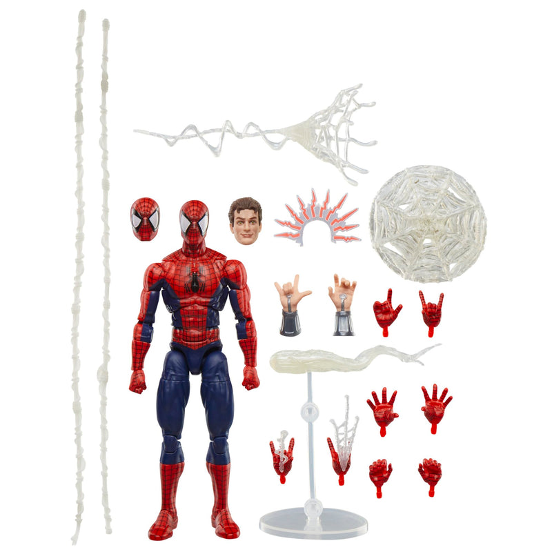 Marvel Legends Maximum Series Spider-Man Action Figure, Rot/Blau