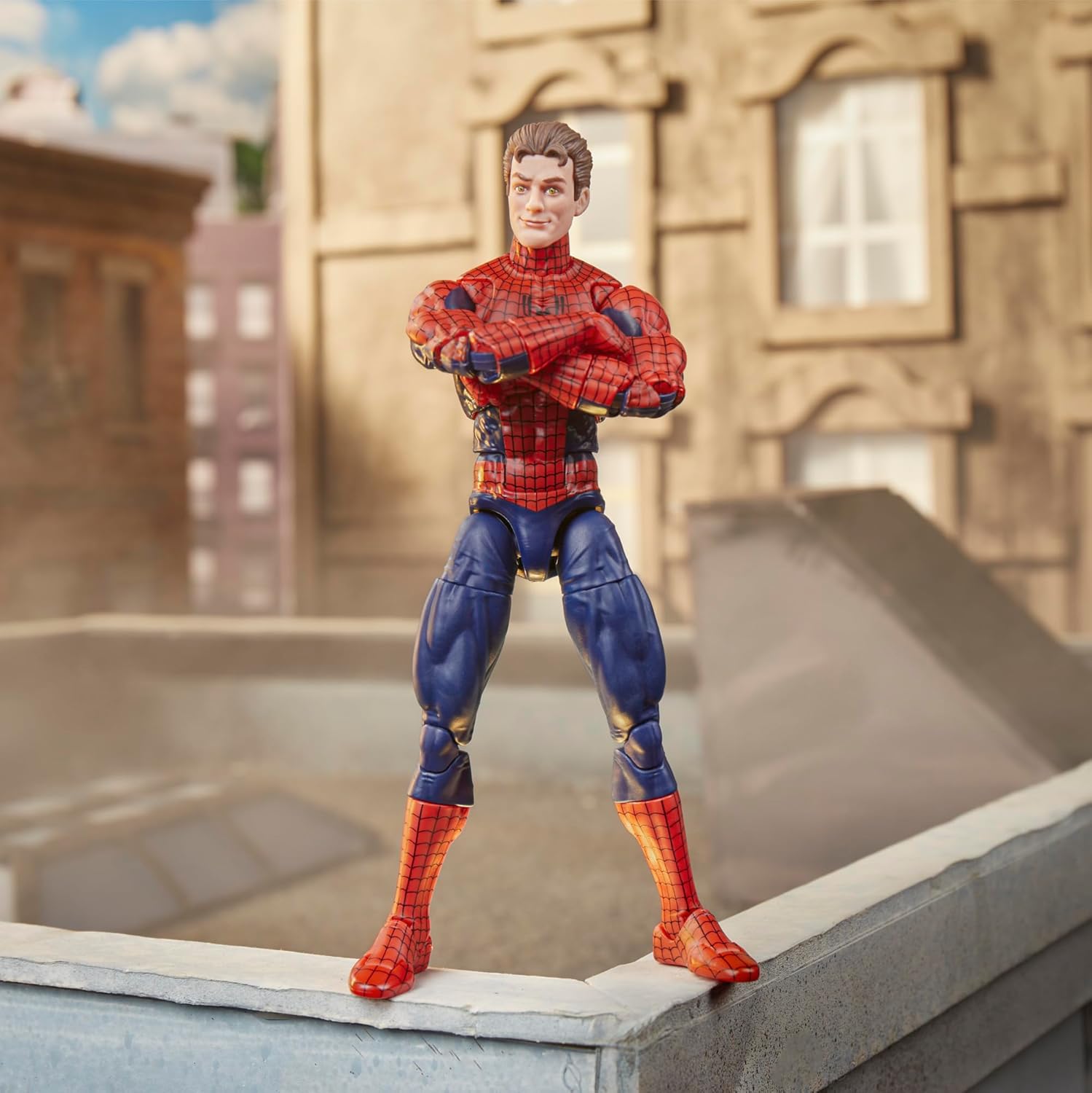 Marvel Legends Maximum Series Spider-Man Action Figure, Rot/Blau