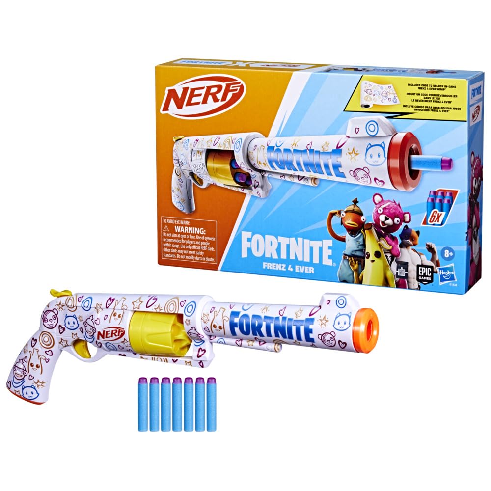 Nerf Fortnite Frenz 4 Ever Blaster Dart Blaster