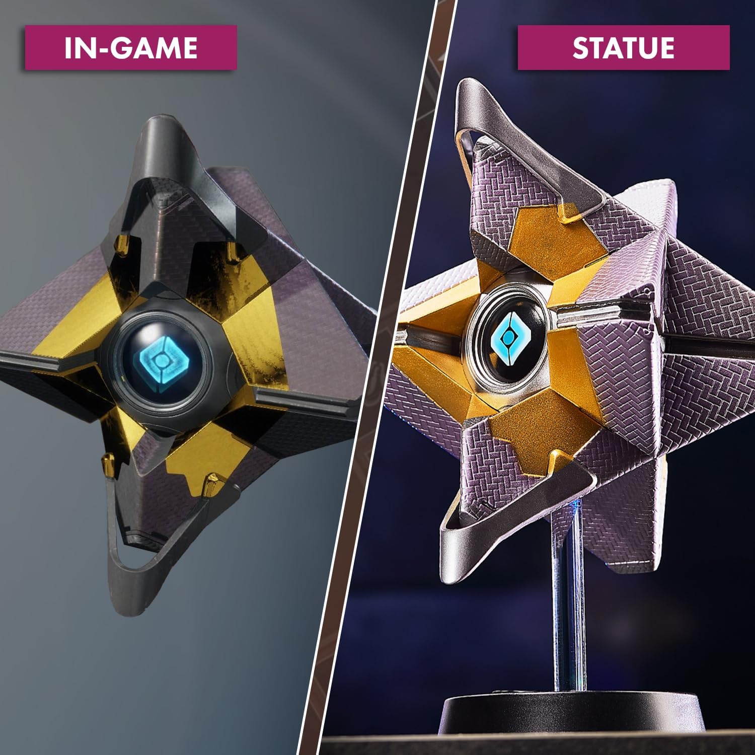 Numskull Destiny Heraldic Ghost Shell Figure 8" 21cm Collectible Replica Statue - Includes Exclusive Digital Code for In-Game Emblem - Official Destiny 2 Merchandise - Limited Edition