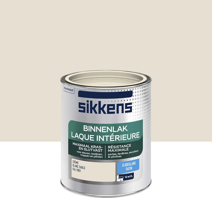 Sikkens Binnenlak - Zijdeglans - Ral 9001 - 0.75L