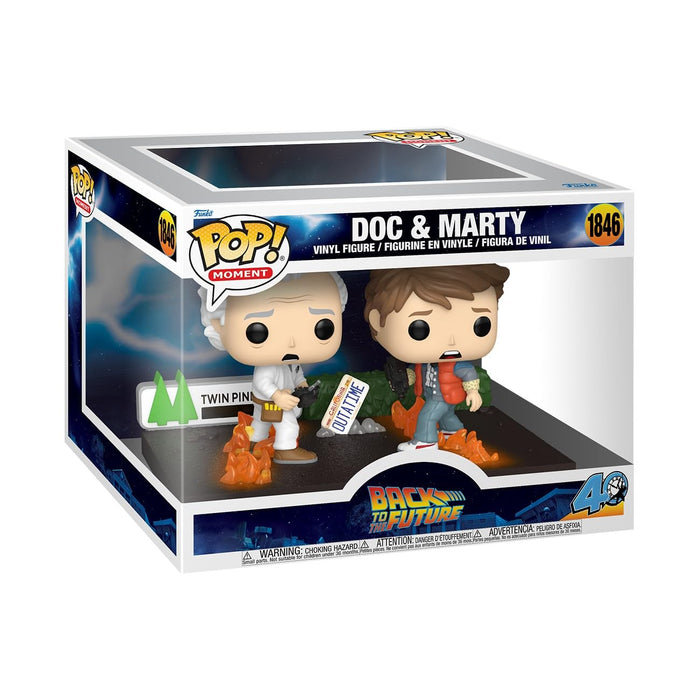 Funko Pop! Moment: Back to the Future - Doc & Marty&Marty - Back to the Future - Collectable Vinyl Figure - Gift Idea - Official Merchandise - Toys for Kids & Adults - Movies Fans