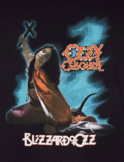 Rockoff Trade Men's Blizzard of Ozz T Shirt, Black, XL UK