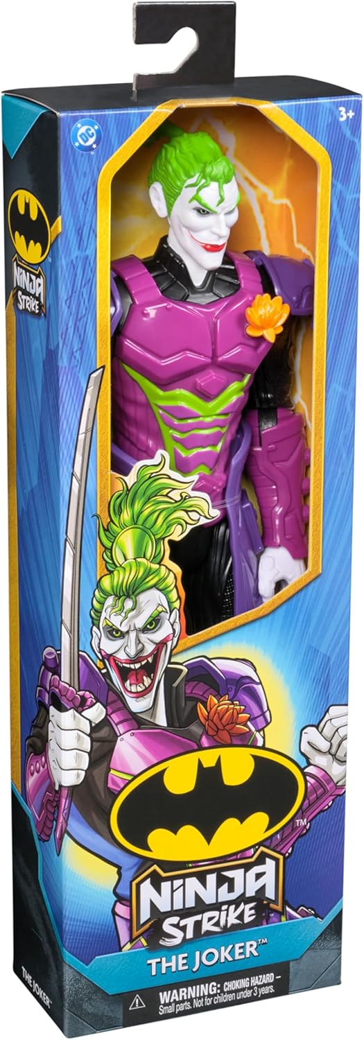 DC Comics, Batman Ninja Strike 30cm Batman Action Figure, Super Hero Collectible Kids Toys for Boys and Girls Ages 3 and Up