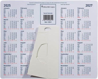 Collins - Colplan - A4 Yearly Calendar Planner 2026 (CDS1-26