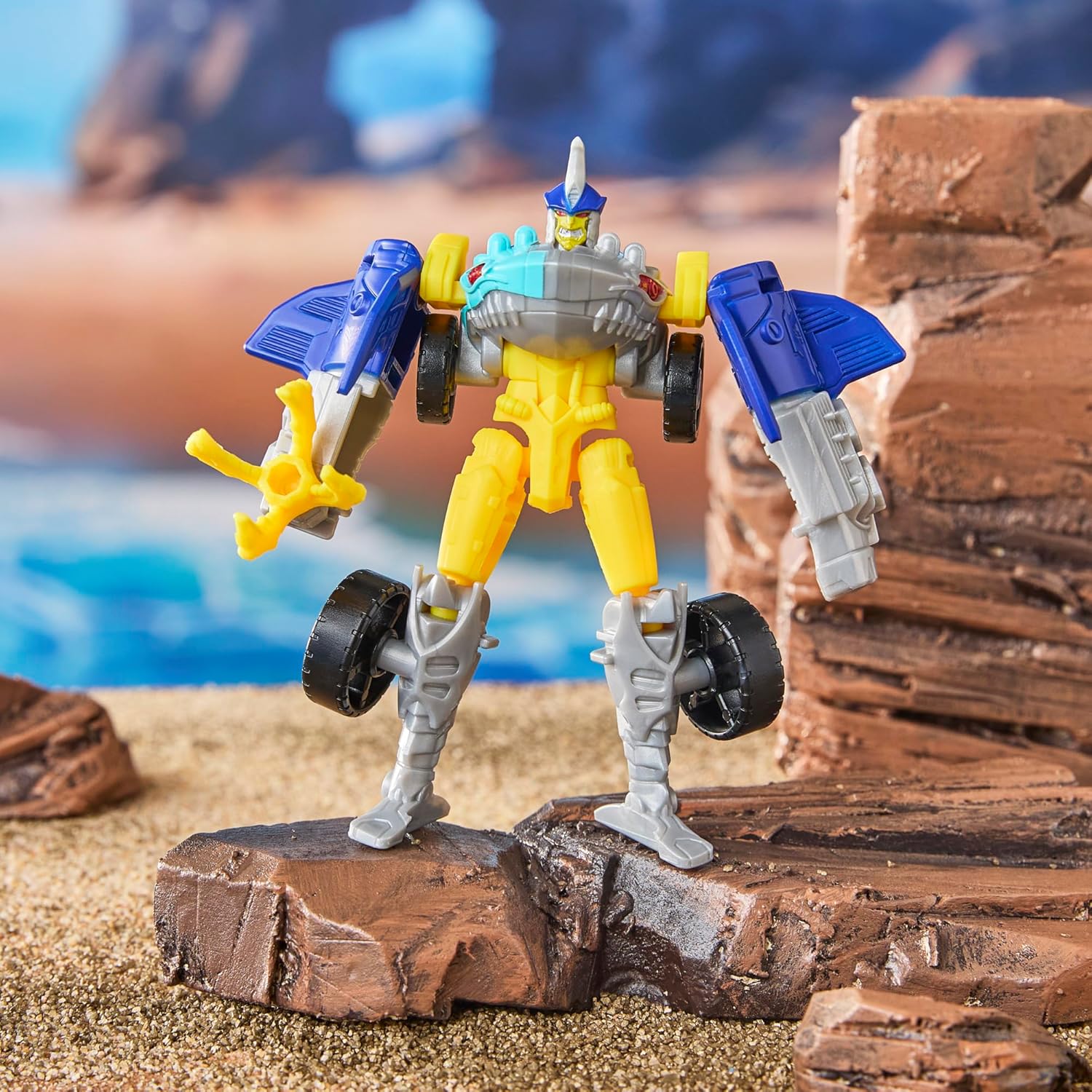 Transformers CYBERWORLD Cyber Changers Sky-Byte Action Figure