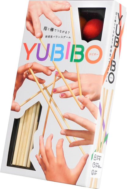 JELLYJELLYGAMES YUBIBO 2-8 Player Finger Balance Game for 6+ Years Old Cooperative Game