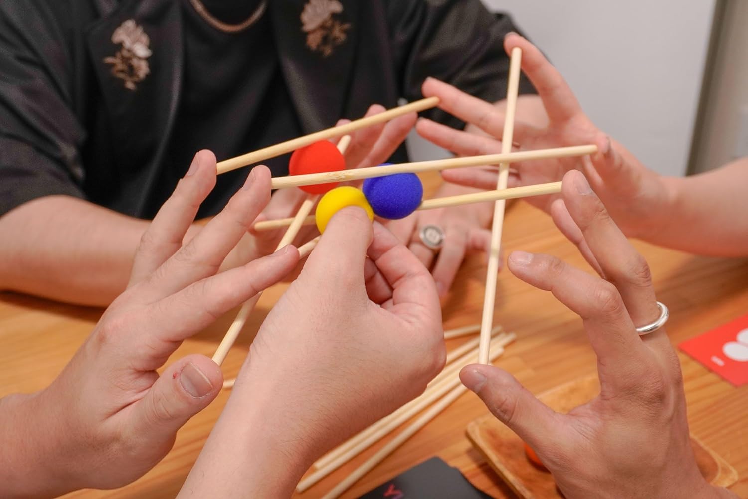 JELLYJELLYGAMES YUBIBO 2-8 Player Finger Balance Game for 6+ Years Old Cooperative Game