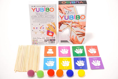 JELLYJELLYGAMES YUBIBO 2-8 Player Finger Balance Game for 6+ Years Old Cooperative Game