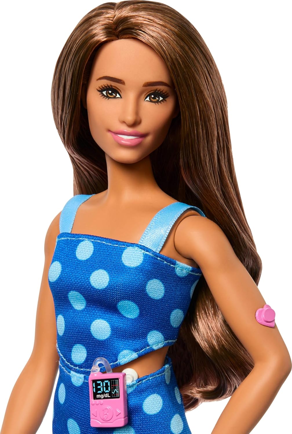 Barbie - Fashionista Doll Blue Polka Dot (diabetes) (hyt97)
