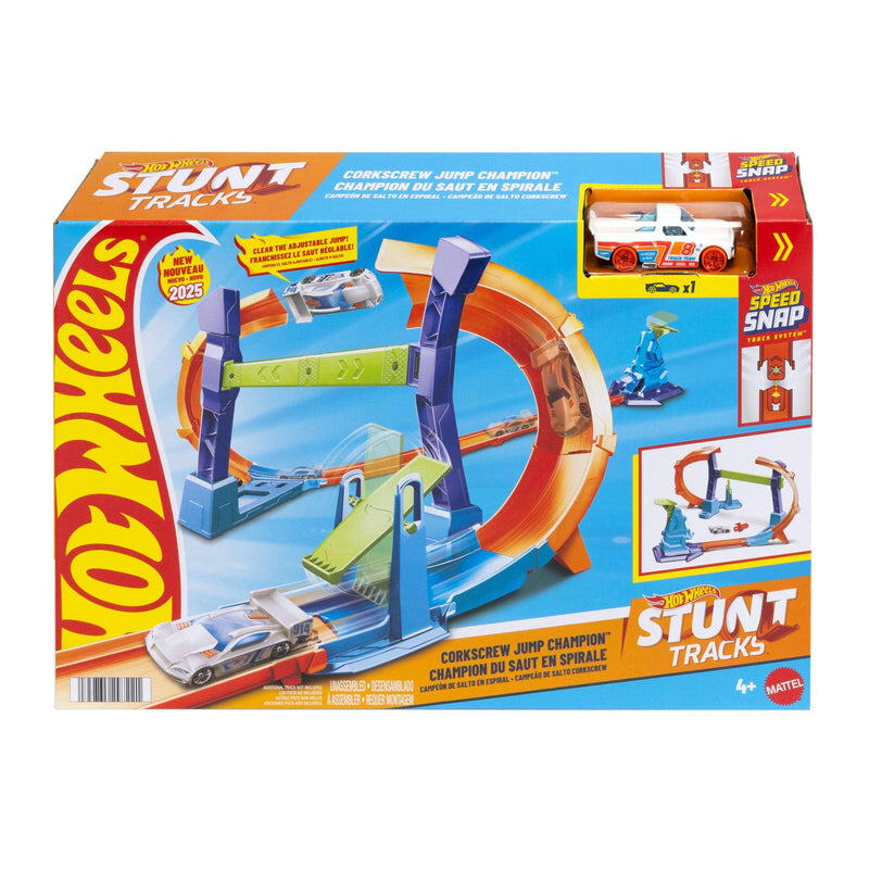 Hot Wheels - Stunt Tracks Corkscrew Jump Champion (jfh36)