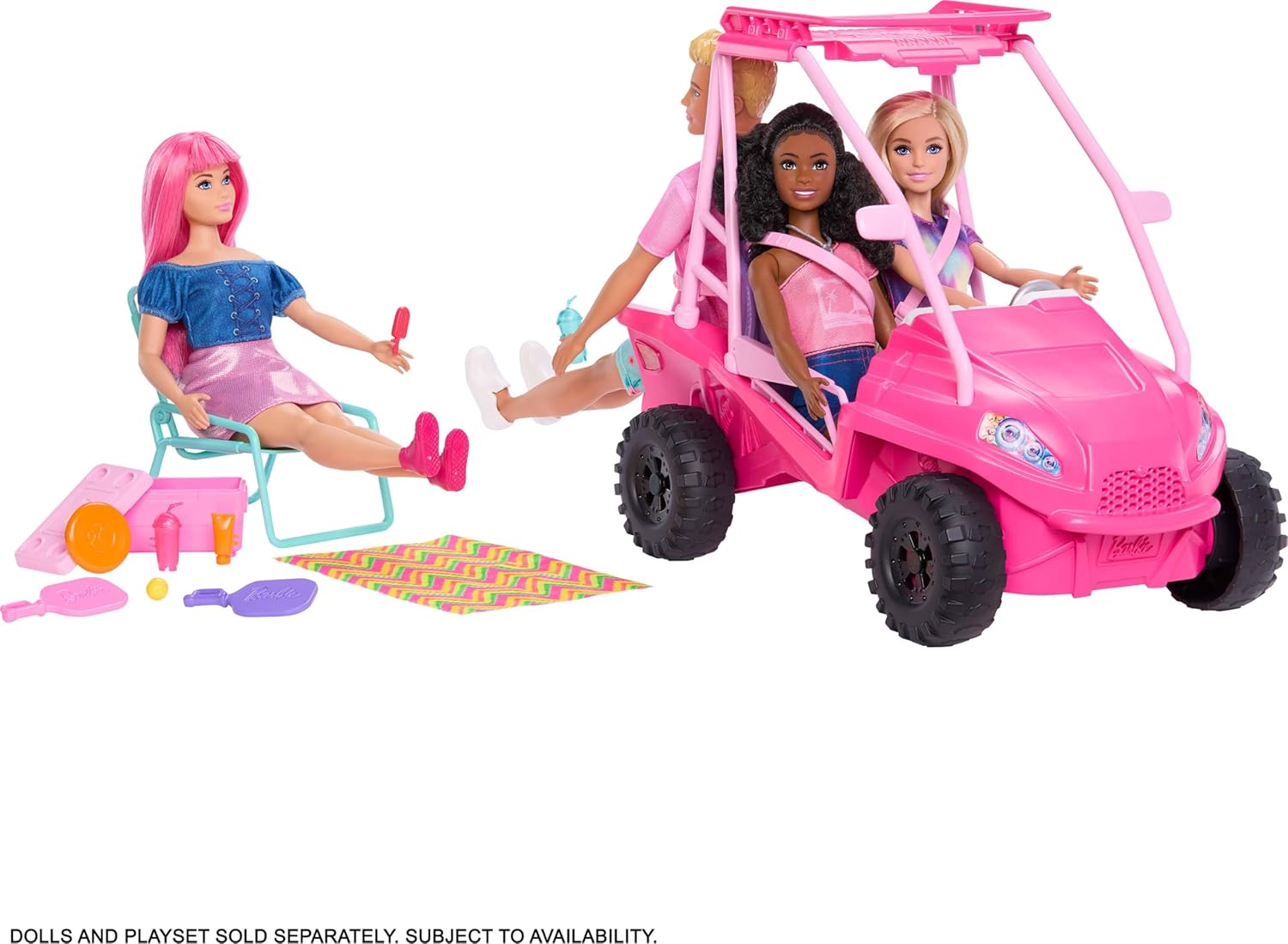 Mattel Barbie: Mysteries - Beach Detectives Barbie Beach Vehicle (Jfv68)