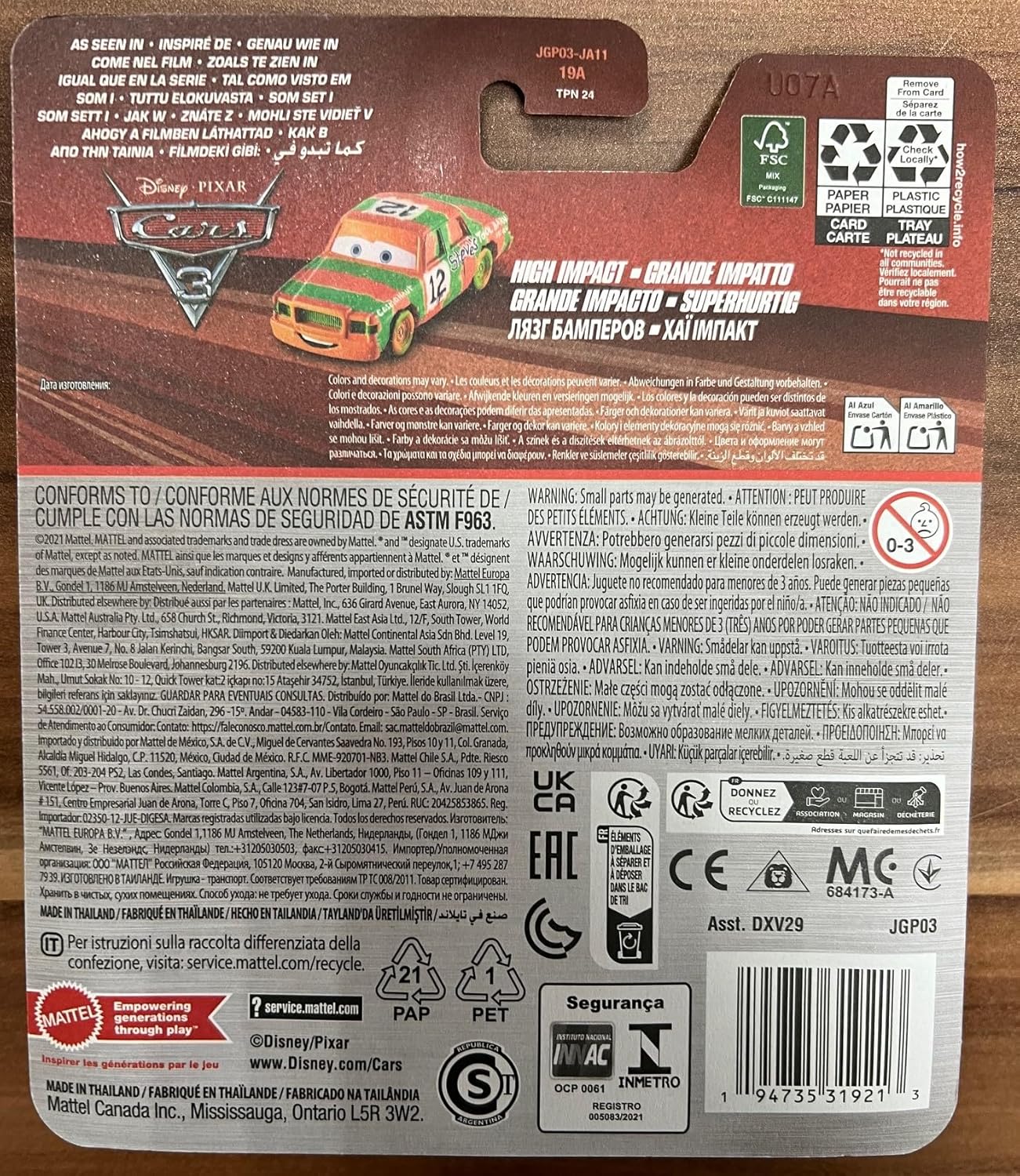 Disney Pixar Cars - High Impact