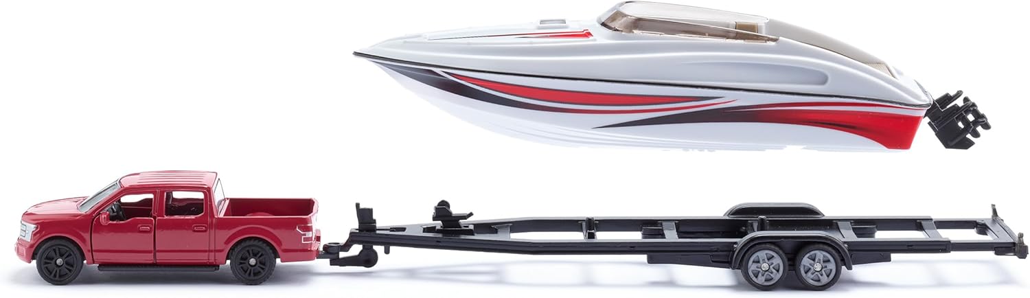 Siku Ford F150 with Motor Boat